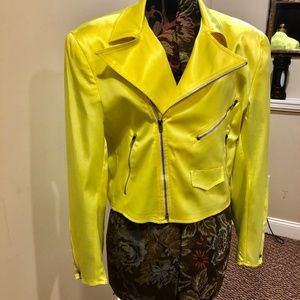 Sprouse Neon Yellow Bomber Jacker